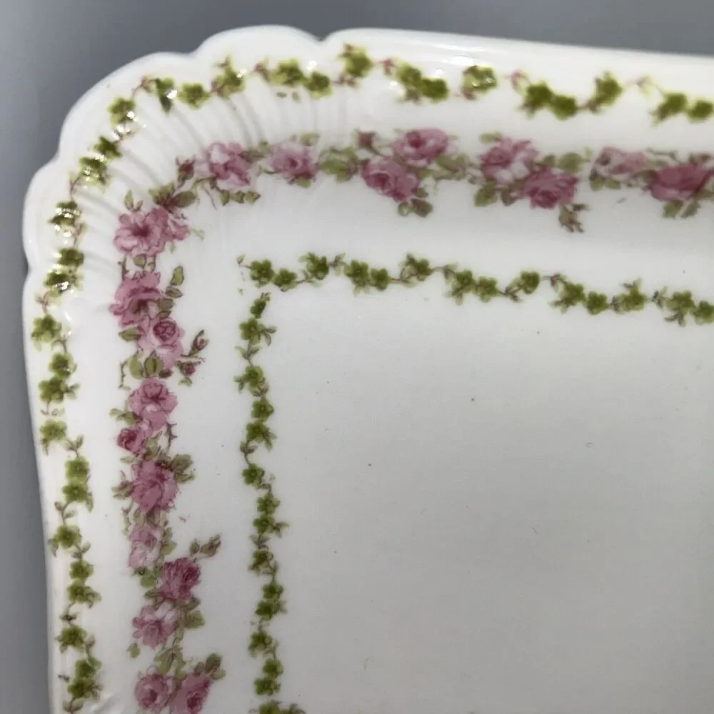 Cottagecore French Chic Floral GDA Limoges Porcelain Tray-Hotel Hillman, AL - Picture 2 of 8